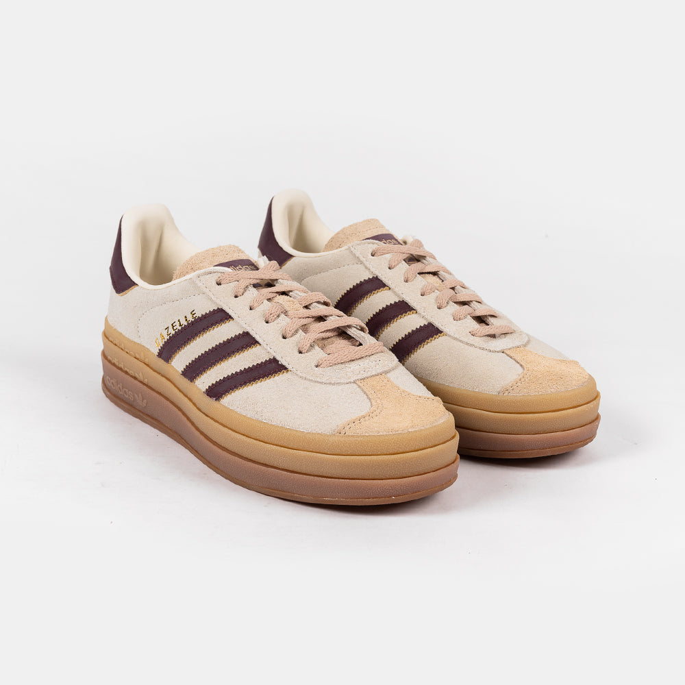 ADIDAS GAZELLE BOLD CREAM BURGUNDY JQ5127