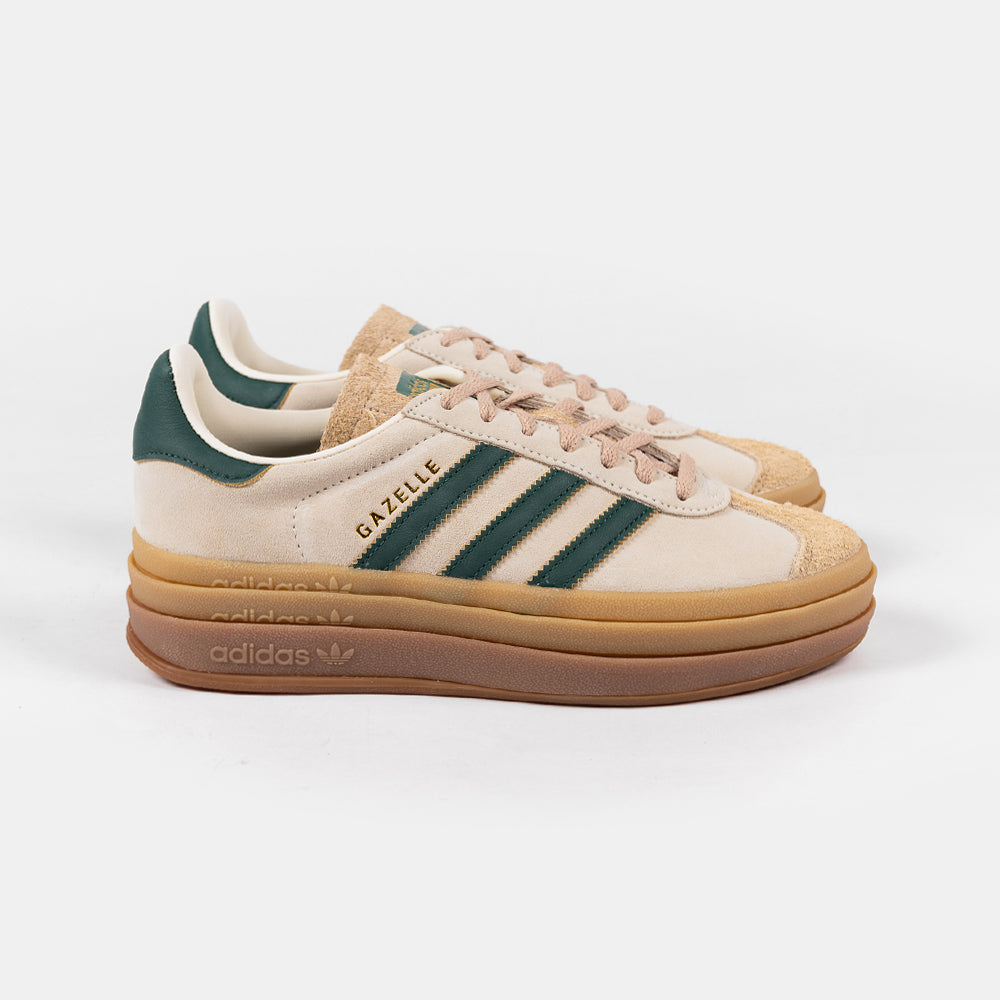 ADIDAS GAZELLE BOLD CREAM WHITE GREEN ID7056