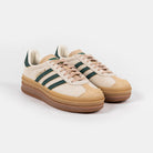 ADIDAS GAZELLE BOLD CREAM WHITE GREEN ID7056