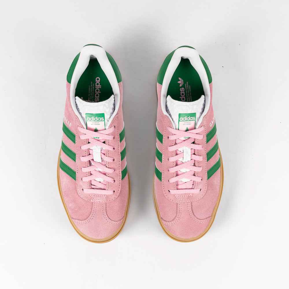 ADIDAS GAZELLE BOLD PINK GREEN WHITE IE0420