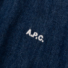 A.p.c. Chemise Mathias Logo Indigo Delave Cohal-h12586