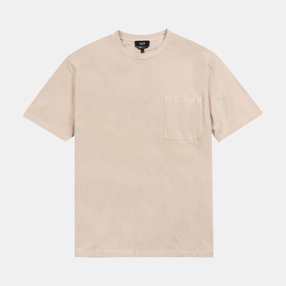 A.p.c. Tshirt Boxy Tab Mastic Cohbs-h26403-aae