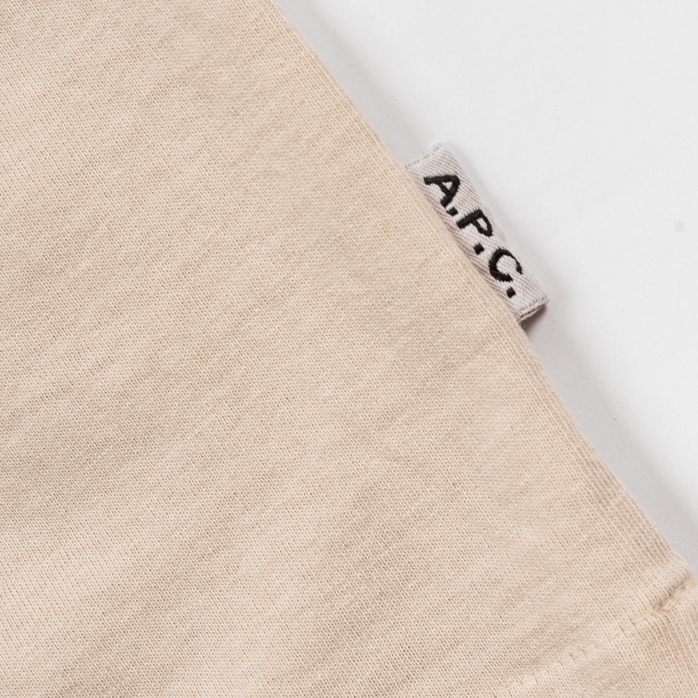 A.p.c. Tshirt Boxy Tab Mastic Cohbs-h26403-aae