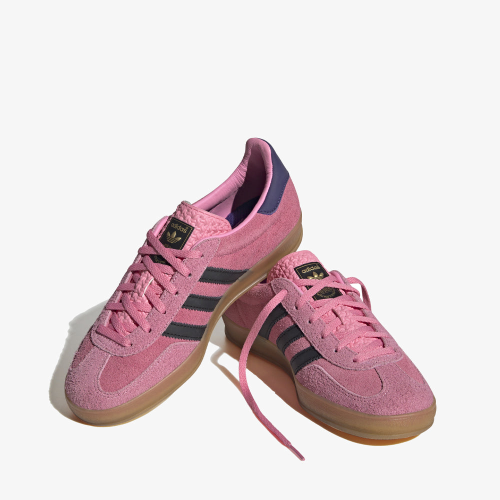 Adidas Gazelle Indoor W Bliss Pink Core Black Collegiate Purple Ie7002