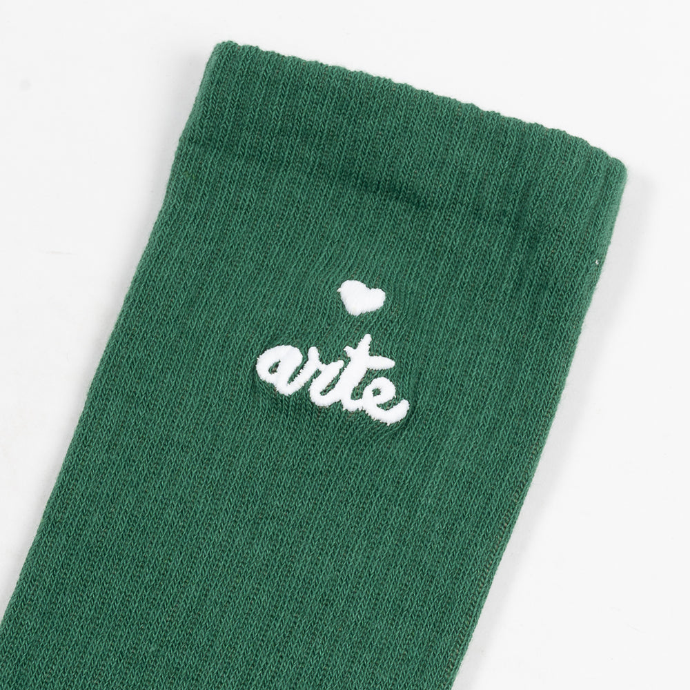 Arte Antwerp Socks Heart Logo Green Ss25-182m-300