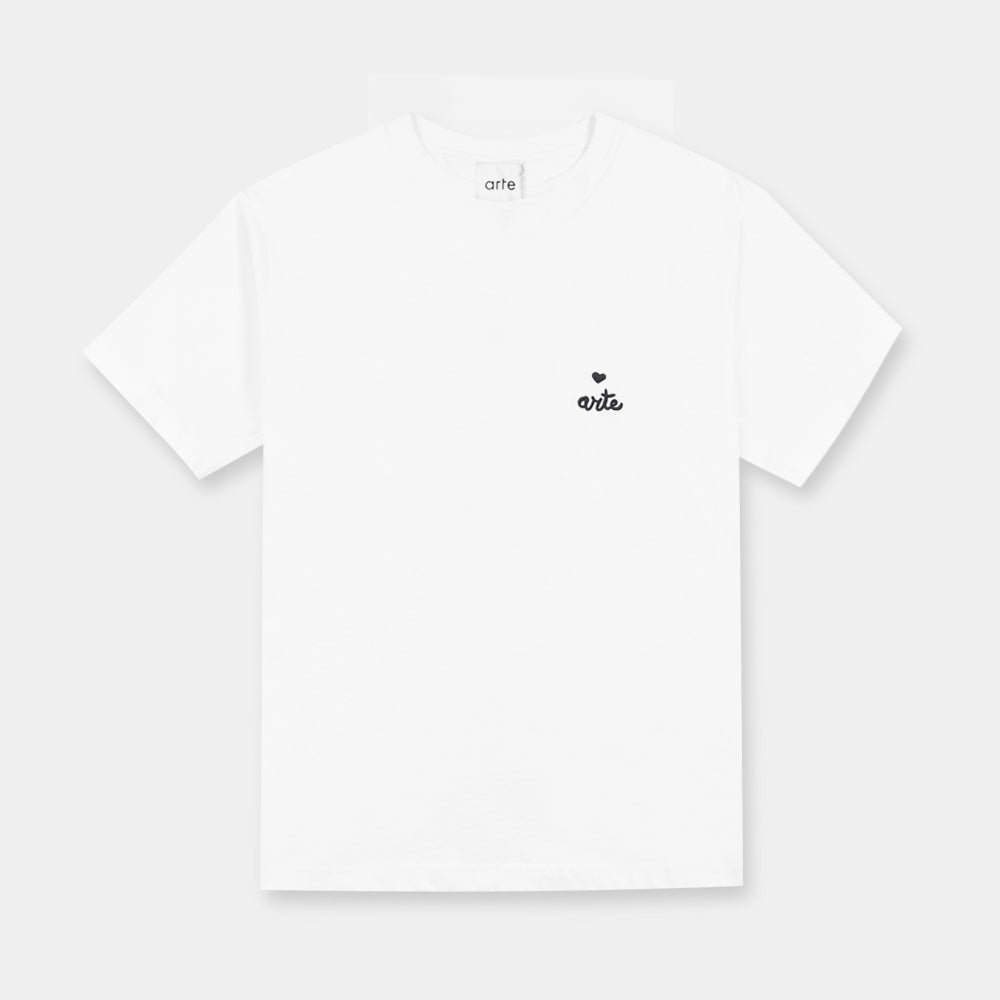 Arte Antwerp T-shirt Heart Logo White Ss25-112t-100