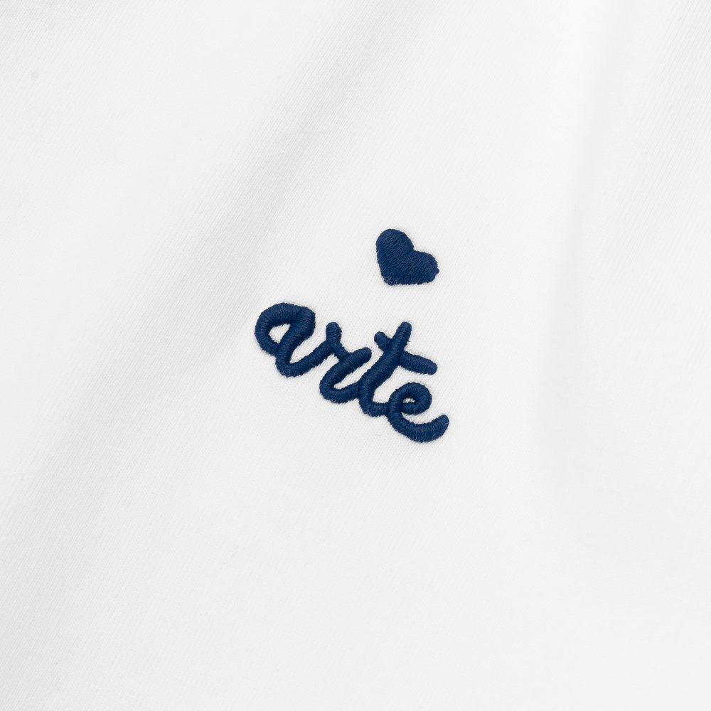 Arte Antwerp T-shirt Heart Logo White Ss25-112t-100