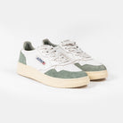 Autry Medalist Low Goat/Suede Wht/Mil Aulm-gs29