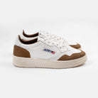 Autry Medalist Low Goat/Suede White/Cigar Aulm-gs34