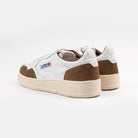 Autry Medalist Low Goat/Suede White/Cigar Aulm-gs34