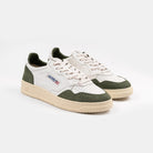 Autry Medalist Low Goat/Suede White/Milit Aulm-gs40