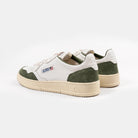 Autry Medalist Low Goat/Suede White/Milit Aulm-gs40