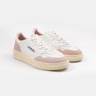 Autry Medalist Low Goat/Suede White/Powder Aulw-gs36