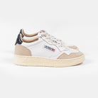 Autry Medalist Low Leat/Suede Wht/Blue Aulm-ls28