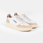 Autry Medalist Low Leat/Suede Wht/Blue Aulm-ls28