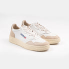 Autry Medalist Low Leat/Suede White/Gold Aulw-ll06