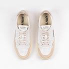 Autry Medalist Low Leat/Suede White/Gold Aulw-ll06