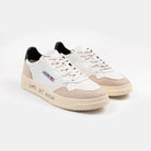 Autry Medalist Low Match Suede Wht/Black Aulmma04