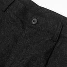 Beams+ 1 Pleat Trousers Wool Cashmere Noir 3823-0196