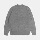 Beams+ Cardigan Elbow Patch 7g Grey 3815-0094