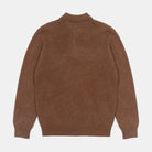 Beams+ Knit Polo 9g Brown 3812-0004