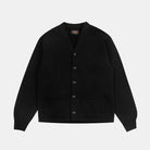 Beams+ Sweat V Cardigan Black 3813-0216