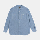 Beams+ Work Chambray Shirt Sax 3811-0924