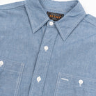 Beams+ Work Chambray Shirt Sax 3811-0924