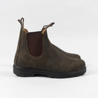 Blundstone Elastic Sided Boot Lined Rustic Brown 585