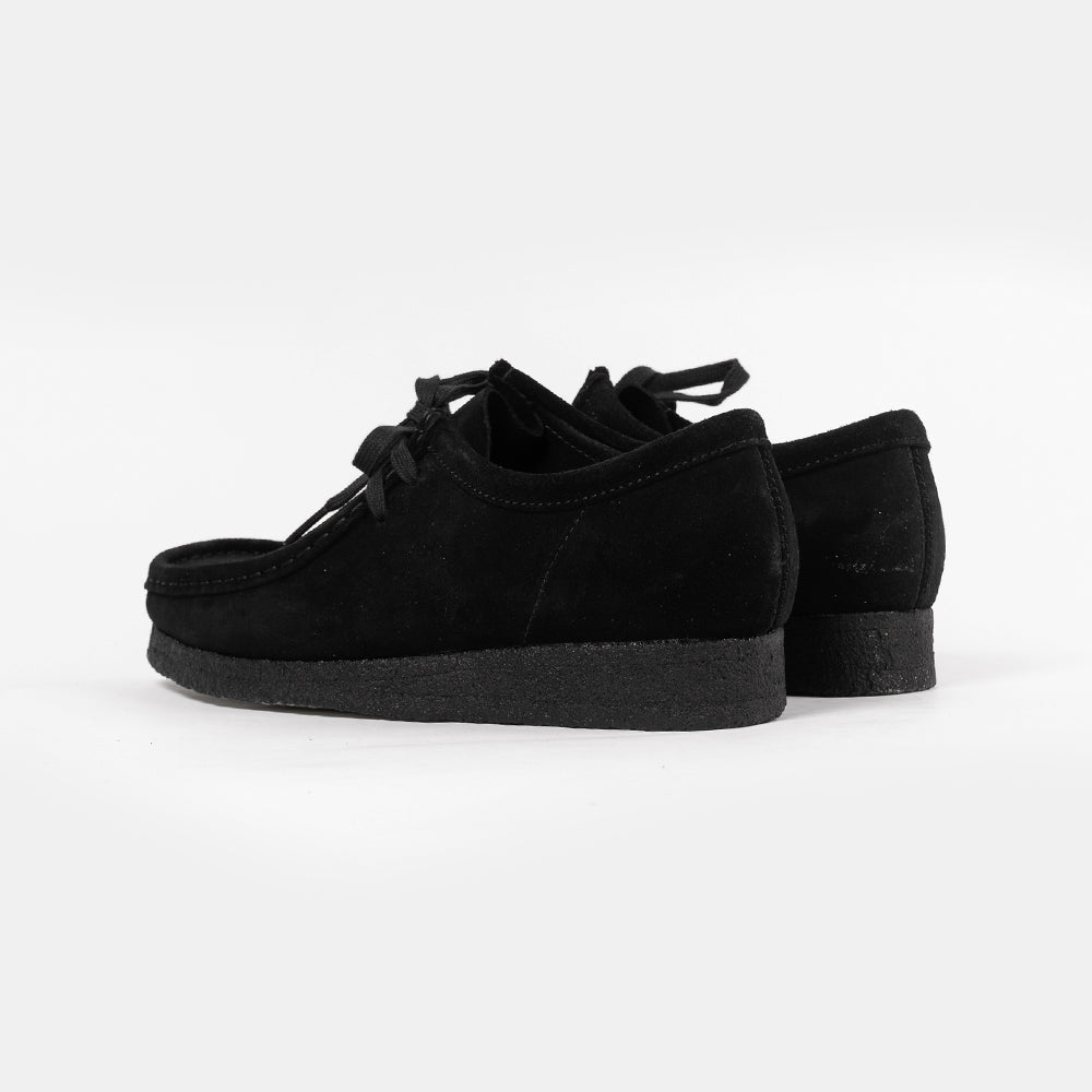 Clarks Wallabee Black Suede 26155522