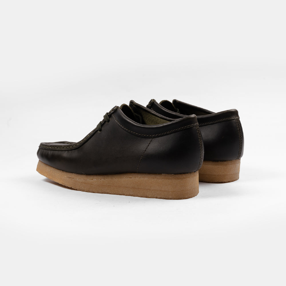 Clarks Wallabee Forest Green Leather 26179193