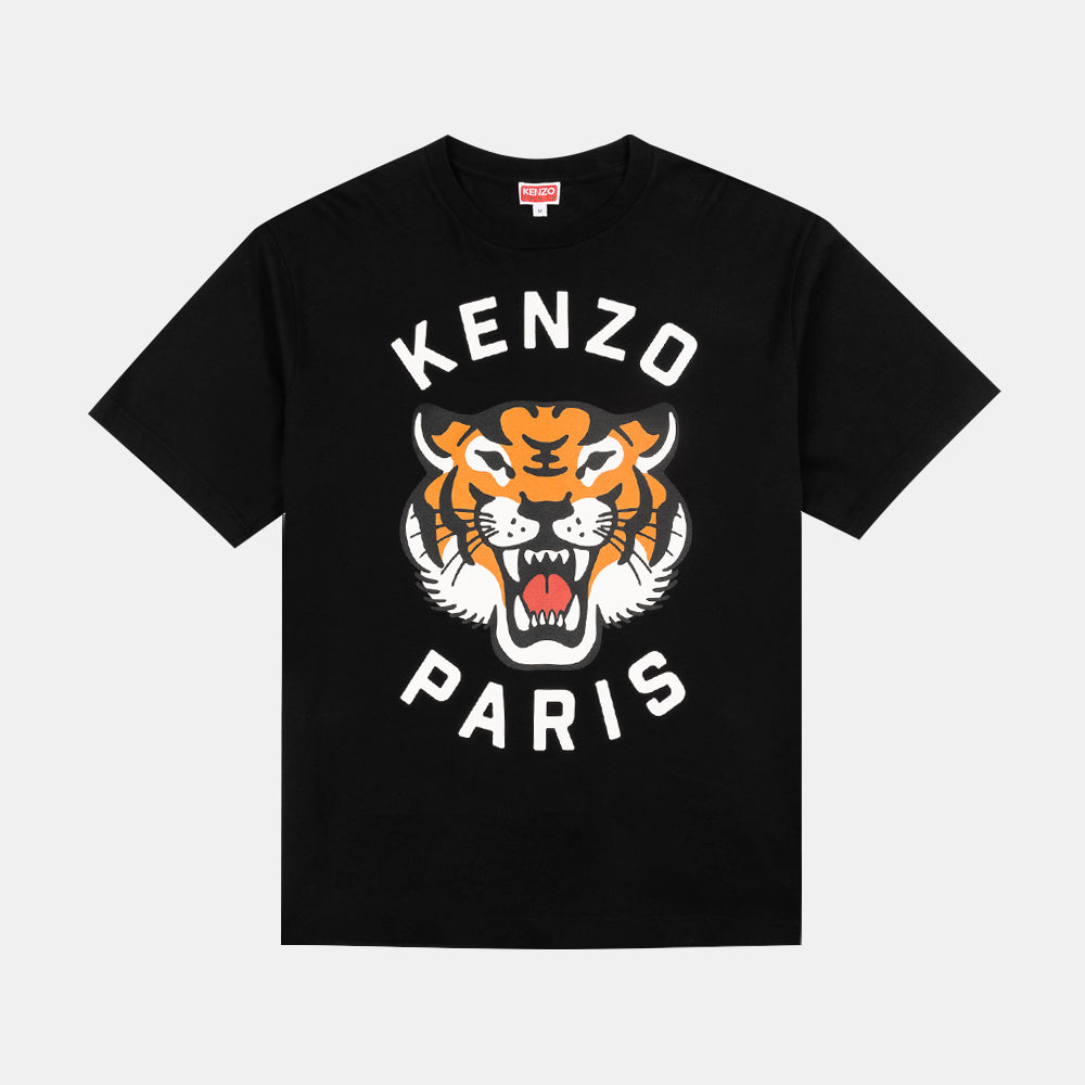 Kenzo Lucky Tiger Oversize Tee Black Fe68ts0094sg