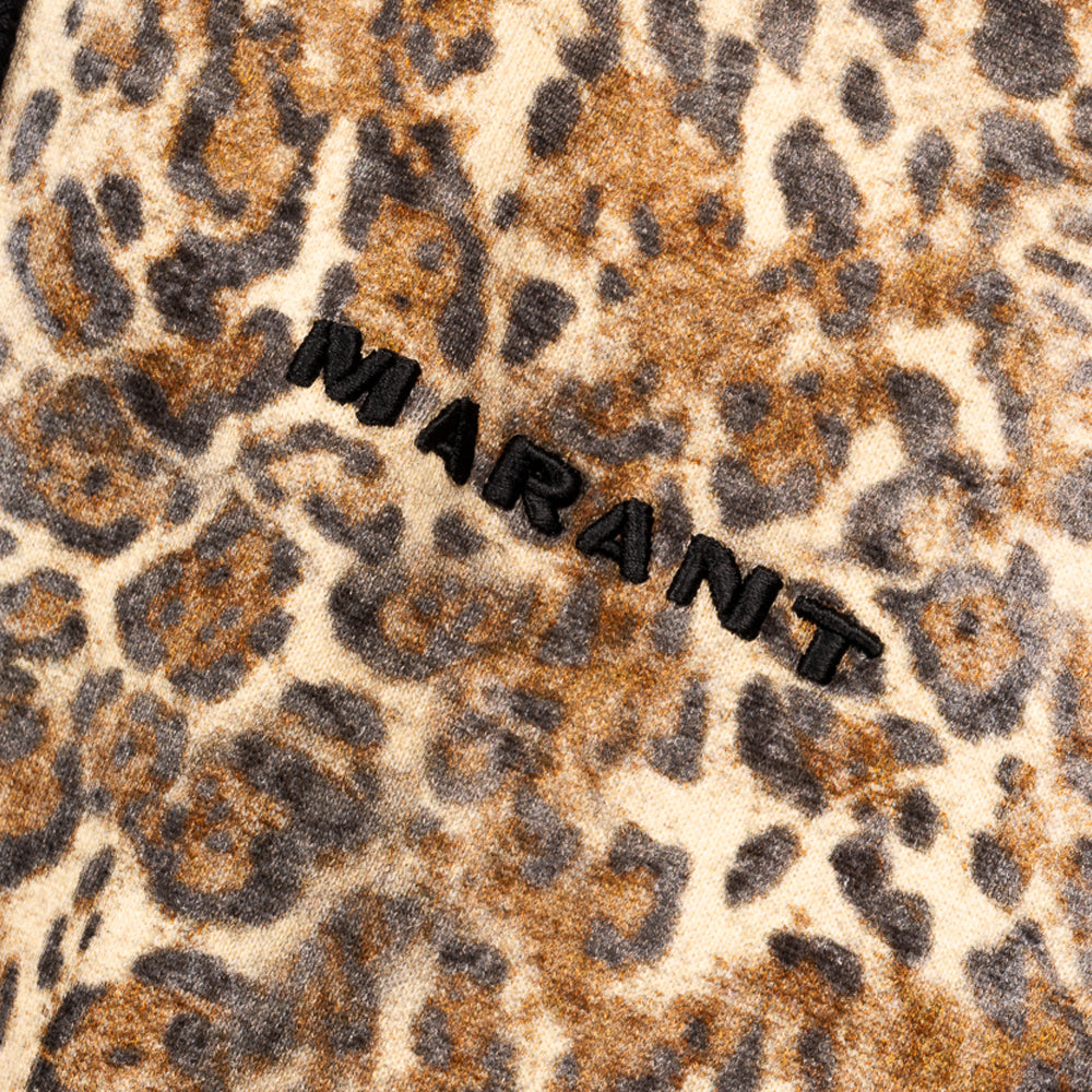 Marant Marvin Hoodie Leopard Sw0073ha-b4m04h-99le