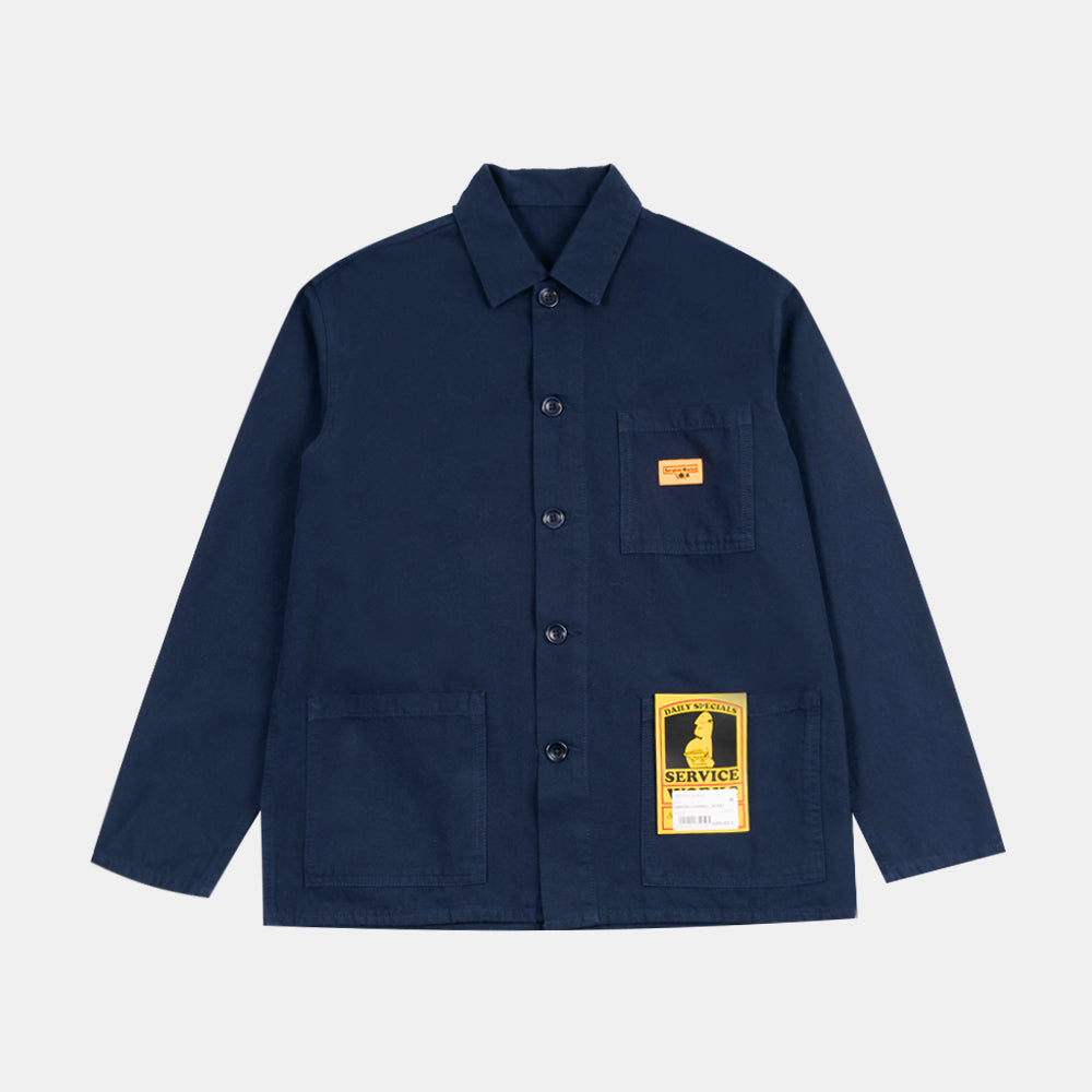 Service Works Canvas Coverall Jacket Navy 1043aw24