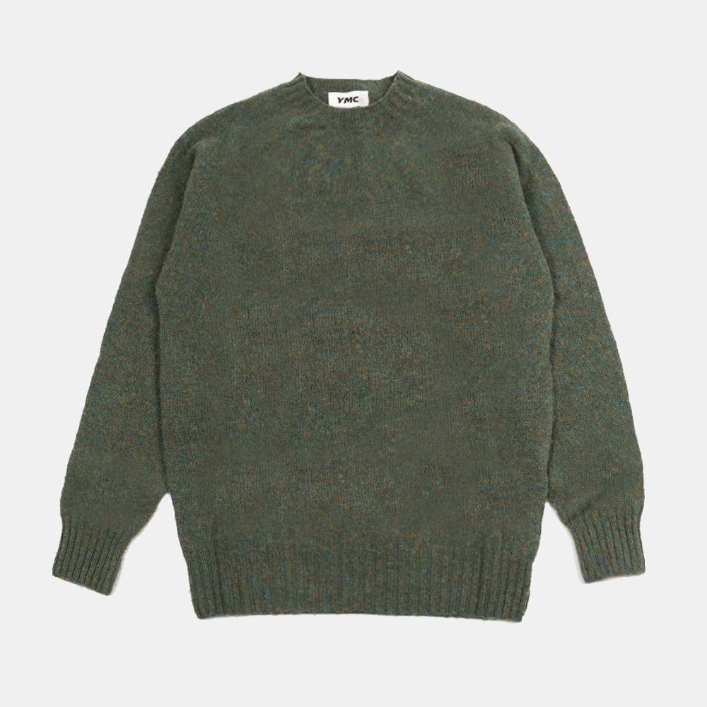 Ymc Suedehead Crew Knit Green P8xaa-30